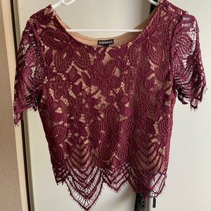 Express Lace Crop Top